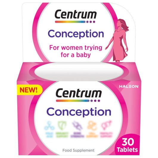 Centrum Conception Vitamins 400Mg Folic Acid 30 Tablets