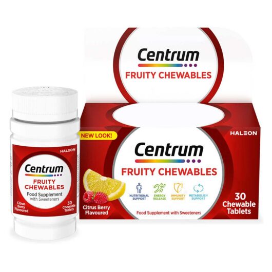 Centrum Fruity Chewables Multivitamins, 30 Tablets