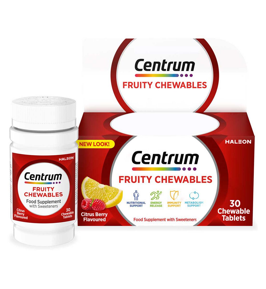 Centrum Fruity Chewables Multivitamins, 30 Tablets