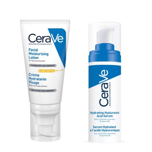 Cerave Hydration Spf & Serum Bundle