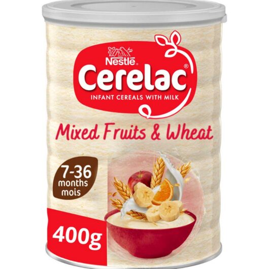 Cerelac Mixed Fruits & Wheat Infant Cereal With Milk From 7 Months+ 400g