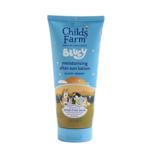 Childs Farm Bluey After Sun Lotion Soothing Kids Moisturiser For Sensitive Skin 100ml