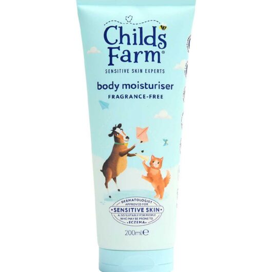 Childs Farm Fragrance-Free Body Moisturiser200 Ml Gentle Hydrating Formula For Kids, Babies & Sensitive Skin, 200ml