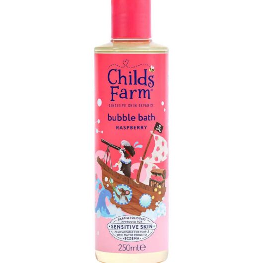 Childs Farm Raspberry Bubble Bath250 Ml Gentle Formula For Kids, Babies & Sensitive Skin, 250ml