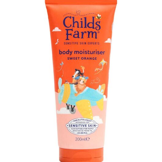 Childs Farm Sweet Orange Body Moisturiser200 Ml Gentle Hydrating Formula For Kids, Babies & Sensitive Skin, 200ml