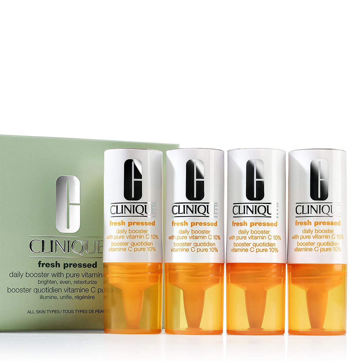 Clinique Fresh Pressed™ Daily Booster With Pure Vitamin C 10% 8.5Ml X 4