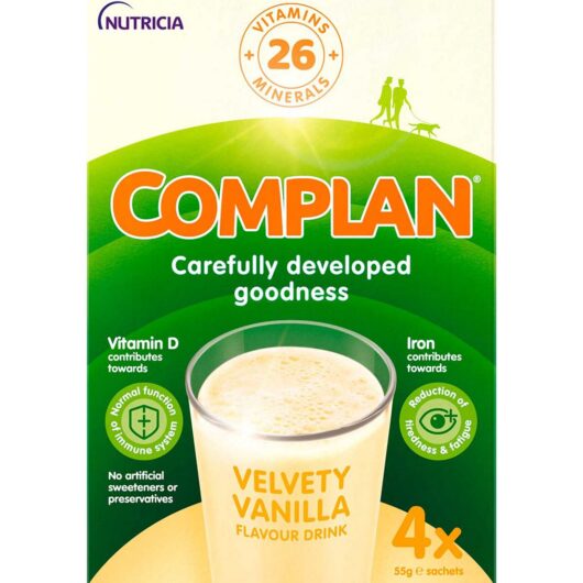 Complan Vanilla Nutritional Drink Sachet 4X55g