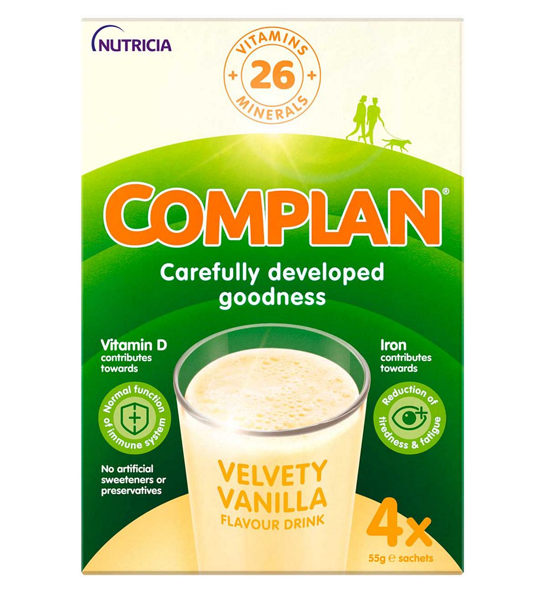 Complan Vanilla Nutritional Drink Sachet 4X55g