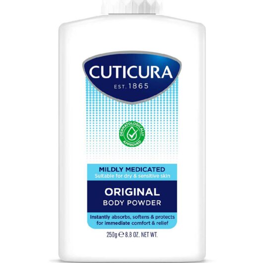Cuticura Mildly Medicated Body Powder 250g