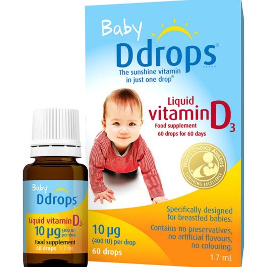 Ddrops Baby Liquid Vitamin D3 10 Μg 60 Drops 1.7ml, 17ml