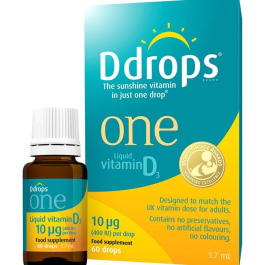 Ddrops One Liquid Vitamin D3 10Μg - 60 Drops