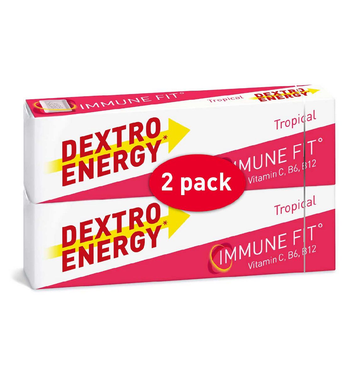 Dextro Energy Tablets Immunefit Tropical Flavour 28 (2 Pack)