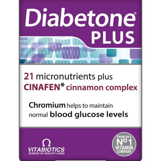 Diabetone Vitabiotics Plus Omega Capsules 28