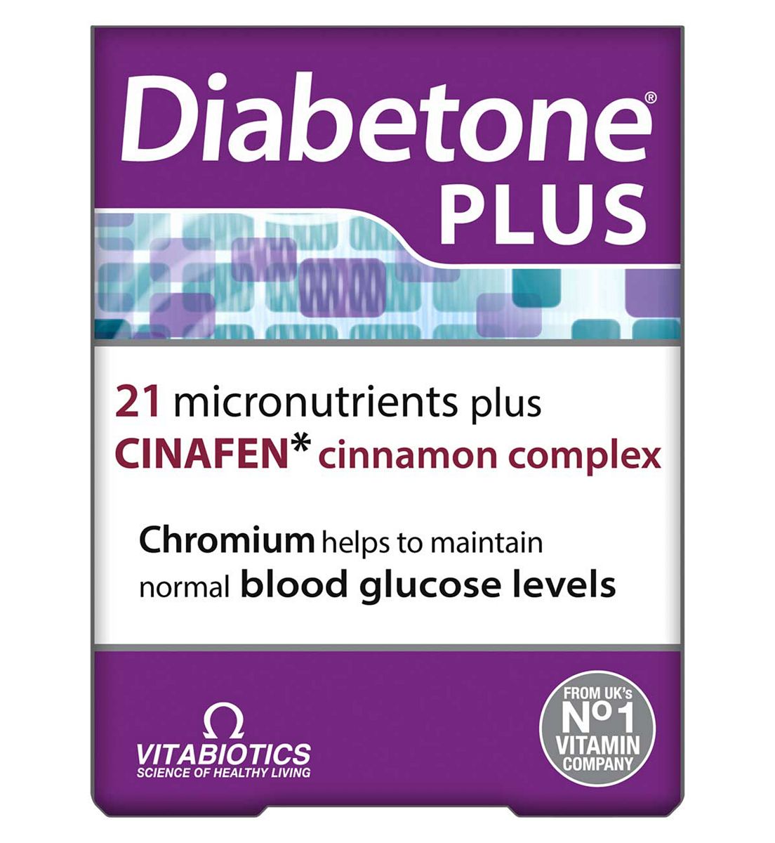 Diabetone Vitabiotics Plus Omega Capsules 28