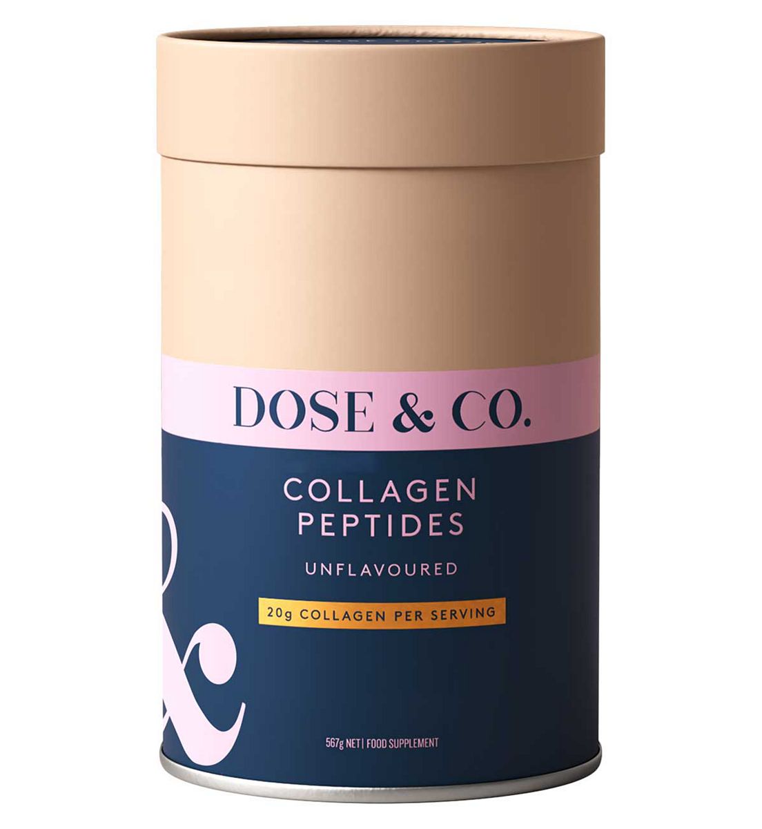 Dose & Co Pure Collagen Peptides 567G Unflavoured