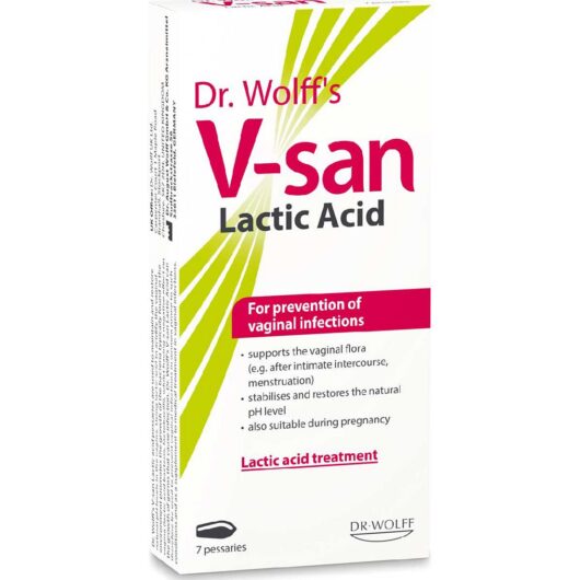 Dr Wolff V-San Lactic Acid Pessaries 7S