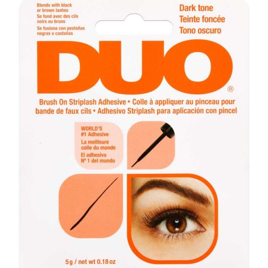 Duo Brush On Striplash Adhesive Dark 5g