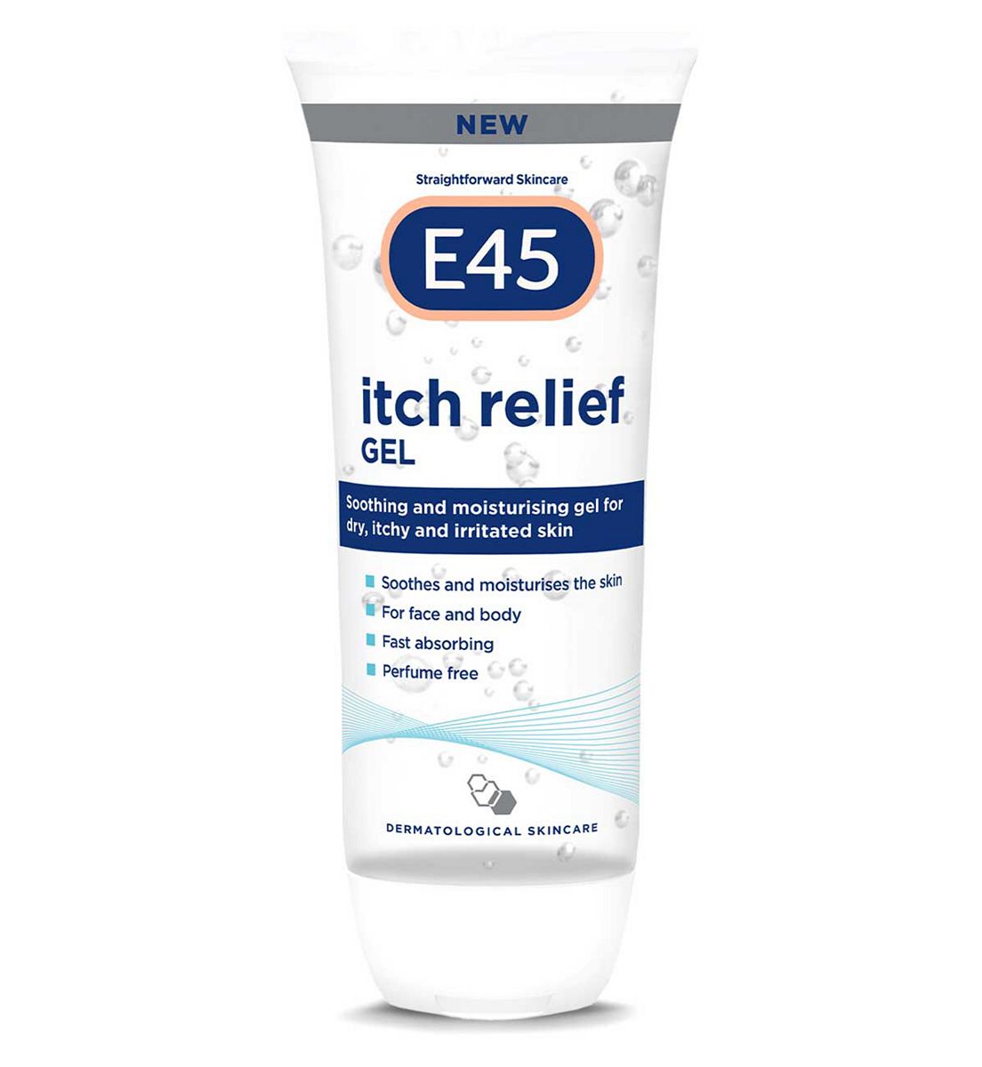 E45 Itch Relief Gel Instantly Cools And Soothes Dry, Itchy Irritated Skin - 100ml