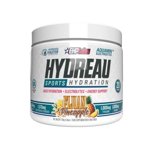 EHPLABS Hydreau, Fijian Pineapple, Hydration Electrolytes Powder, 158G, 20 Serves