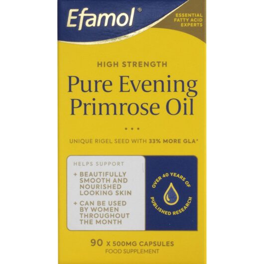 Efamol High Strength Pure Evening Primrose Oil 90 X 500Mg Capsules, Caps 500mg