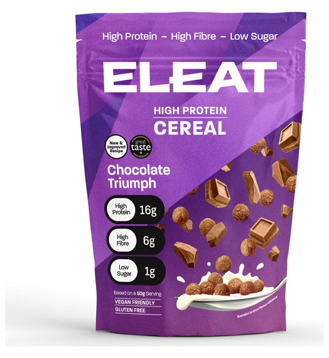 Eleat High Protein Cereal Chocolate 250g
