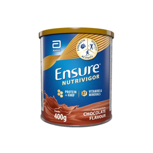 Ensure Nutrivigor, 400G, Chocolate Flavour Nutritional Shake, With Protein & 27 Vitamins Minerals