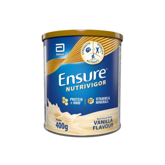 Ensure Nutrivigor, 400G, Vanilla Flavour Nutritional Shake, With Protein & 27 Vitamins Minerals