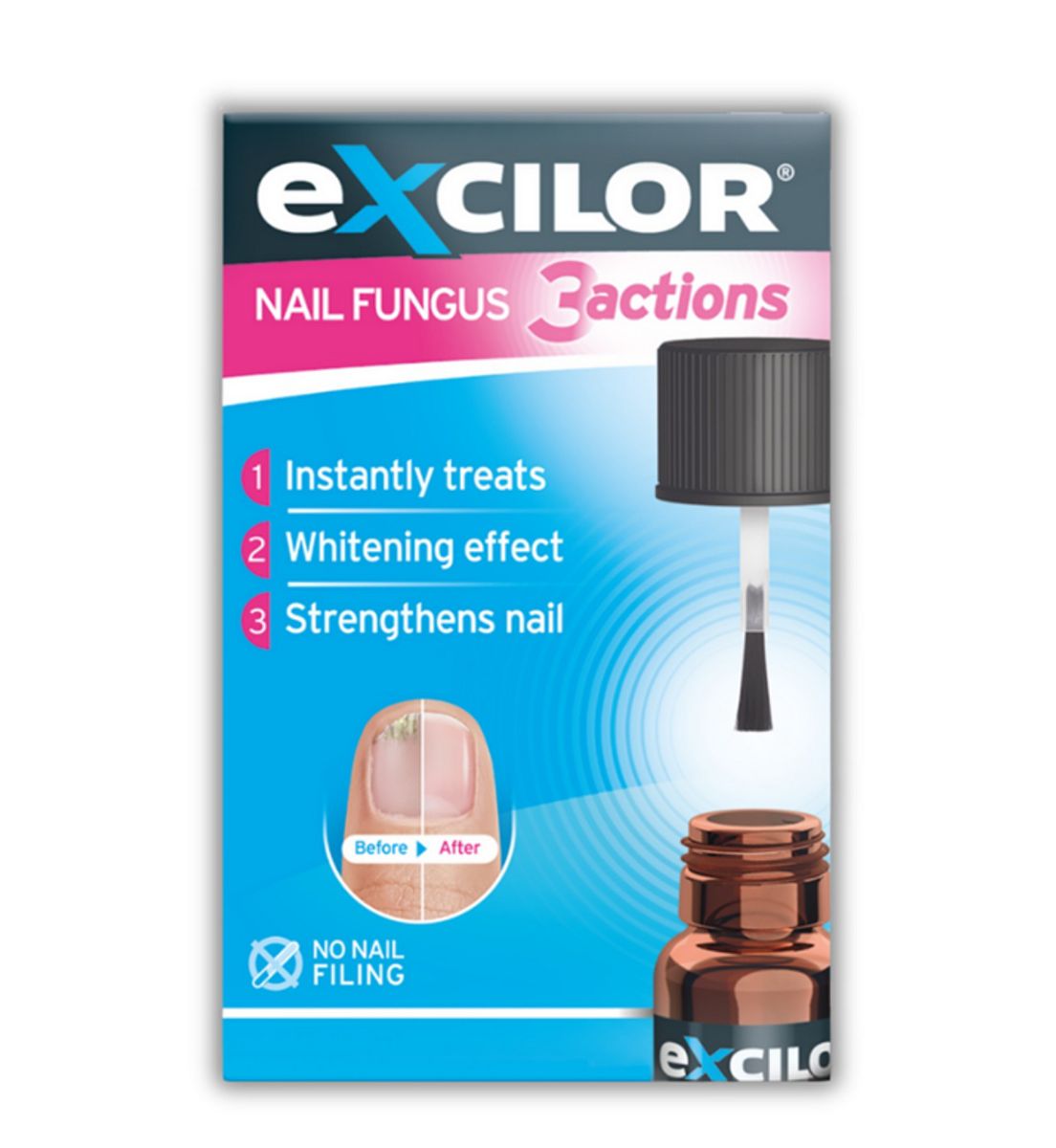 Excilor Nail Fungus 3X Actions 7ml