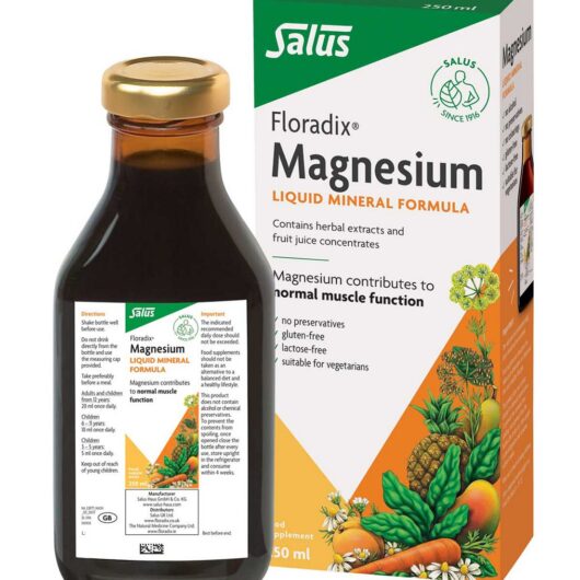Floradix Magnesium Liquid Formula - 250 ml, 299 ml