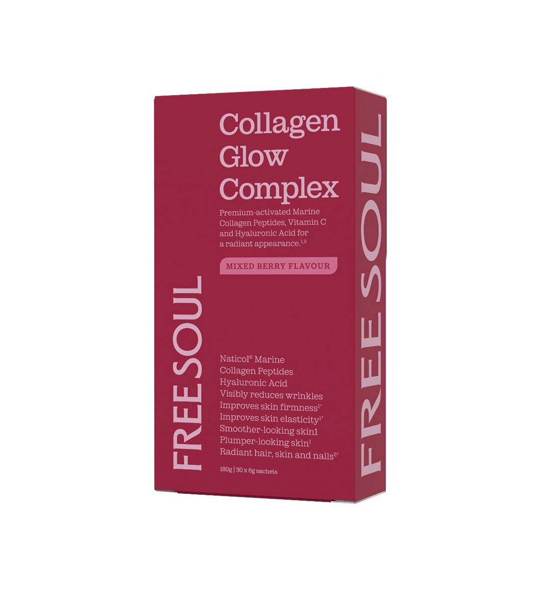 Free Soul Marine Collagen Berry Powder 7 Sachets 9g