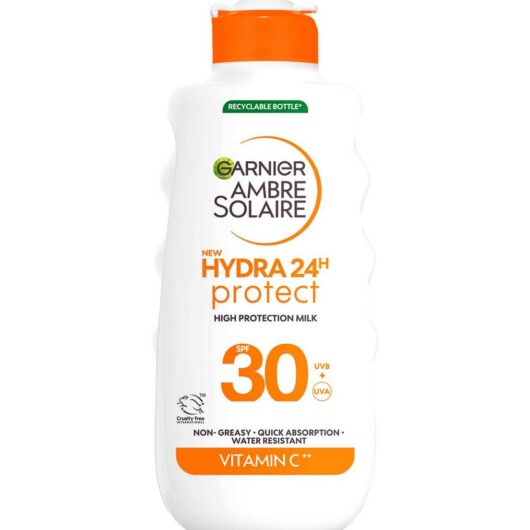 Garnier Ambre Solaire Hydra 24H Protect Spf30 Sun Cream Lotion 175ml