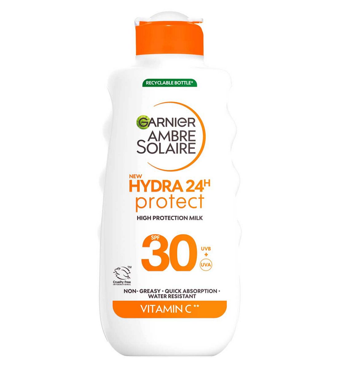 Garnier Ambre Solaire Hydra 24H Protect Spf30 Sun Cream Lotion 175ml