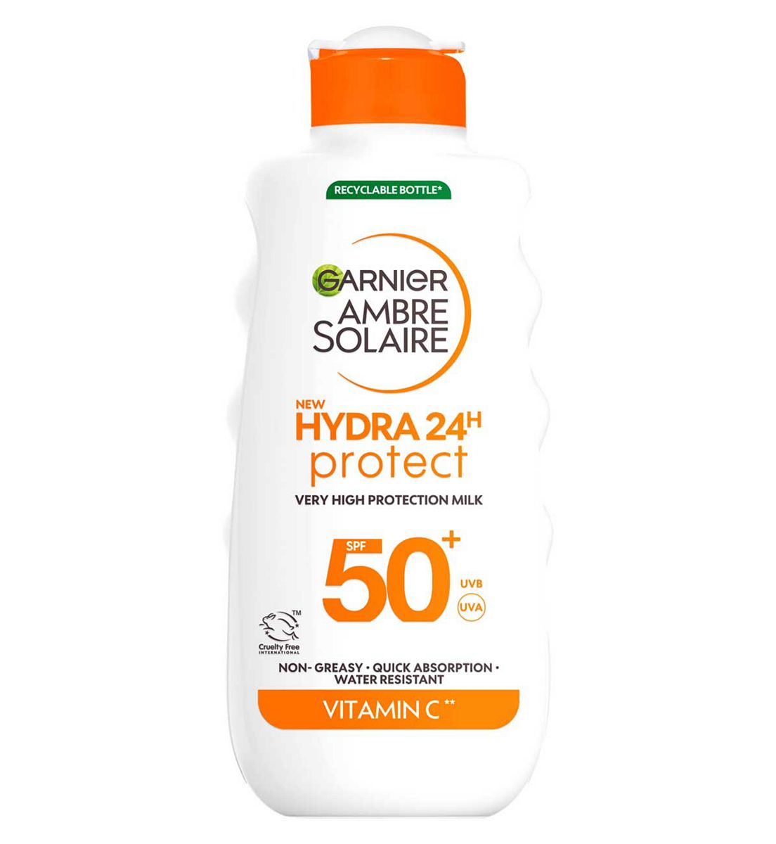 Garnier Ambre Solaire Hydra 24H Protect Spf50 Sun Cream Lotion 175ml