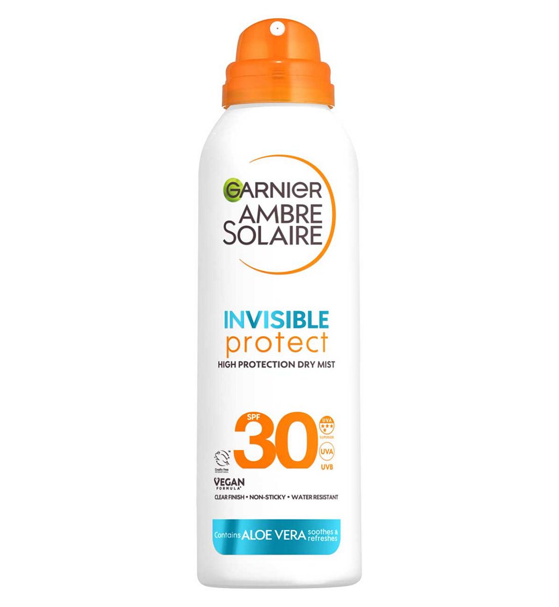 Garnier Ambre Solaire Invisible Protect Sun Cream Mist Spf 30 150ml
