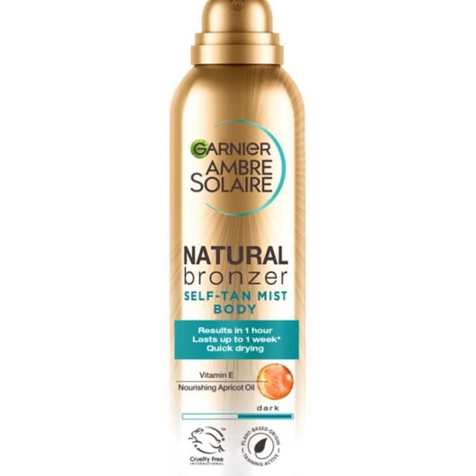 Garnier Ambre Solaire Natural Bronzer Dark Self Tan Body Mist 150ml