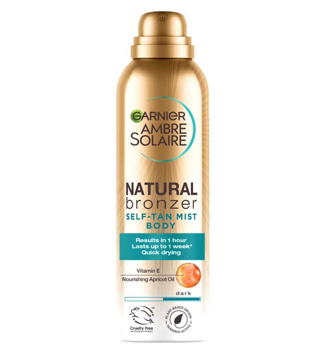 Garnier Ambre Solaire Natural Bronzer Dark Self Tan Body Mist 150ml