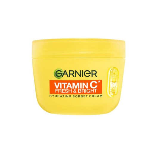 Garnier Vitamin C Fresh & Bright Hydrating Sorbet Cream 4% C* And Niacinamide 85ml