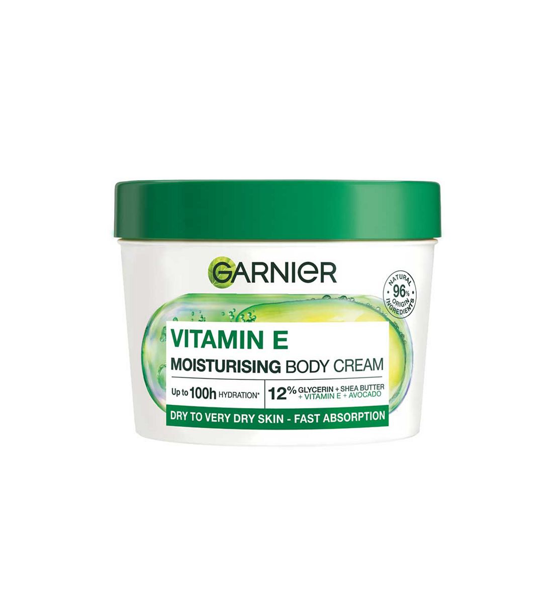 Garnier Vitamin E Moisturising Body Cream, 380Ml Br/>