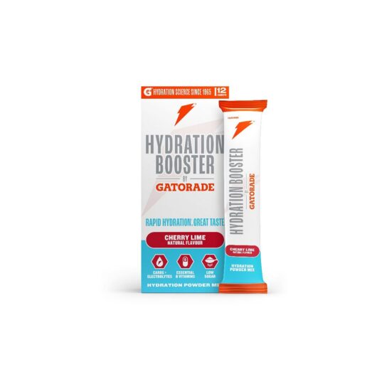 Gatorade Hydration Booster Electrolytes Powder Sachets Cherry Lime Multipack 12 X 13.5g