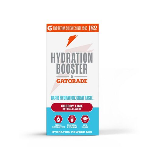 Gatorade Hydration Booster Electrolytes Powder Sachets Cherry Lime Multipack 20 X 13.5g