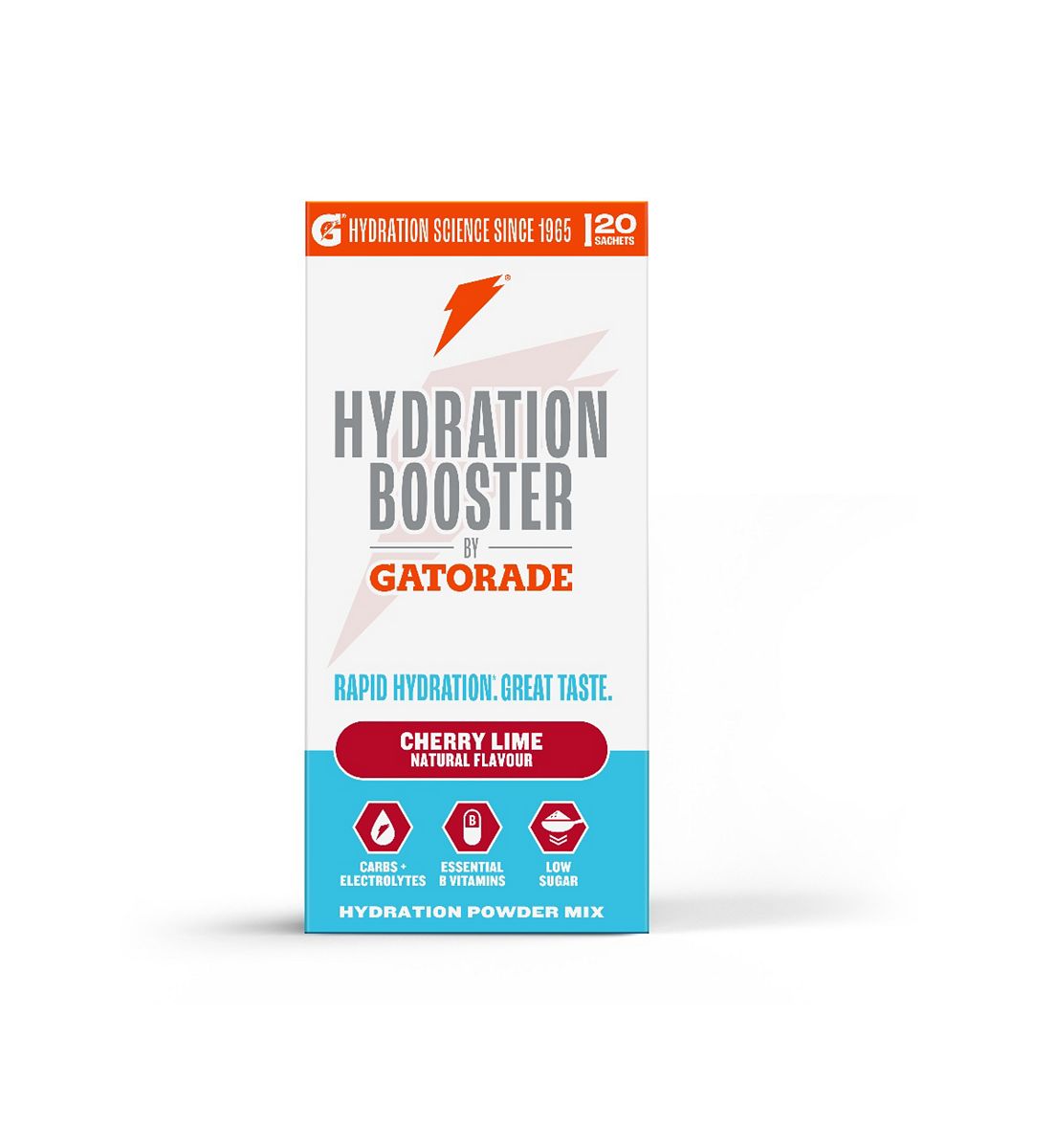 Gatorade Hydration Booster Electrolytes Powder Sachets Cherry Lime Multipack 20 X 13.5g
