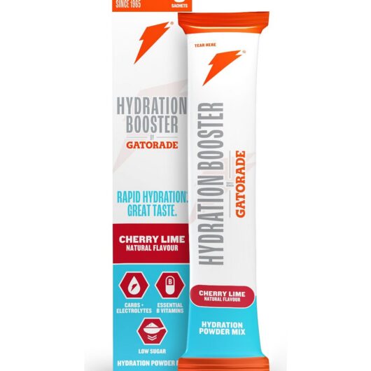 Gatorade Hydration Booster Electrolytes Powder Sachets Cherry Lime Multipack 3 X 13.5g