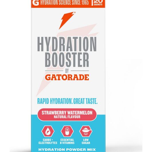 Gatorade Hydration Booster Electrolytes Powder Sachets Strawberry + Watermelon Multipack 20 X 13.5g