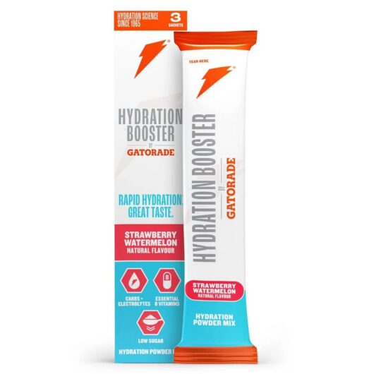 Gatorade Hydration Booster Electrolytes Powder Sachets Strawberry + Watermelon Multipack 3 X 13.5g