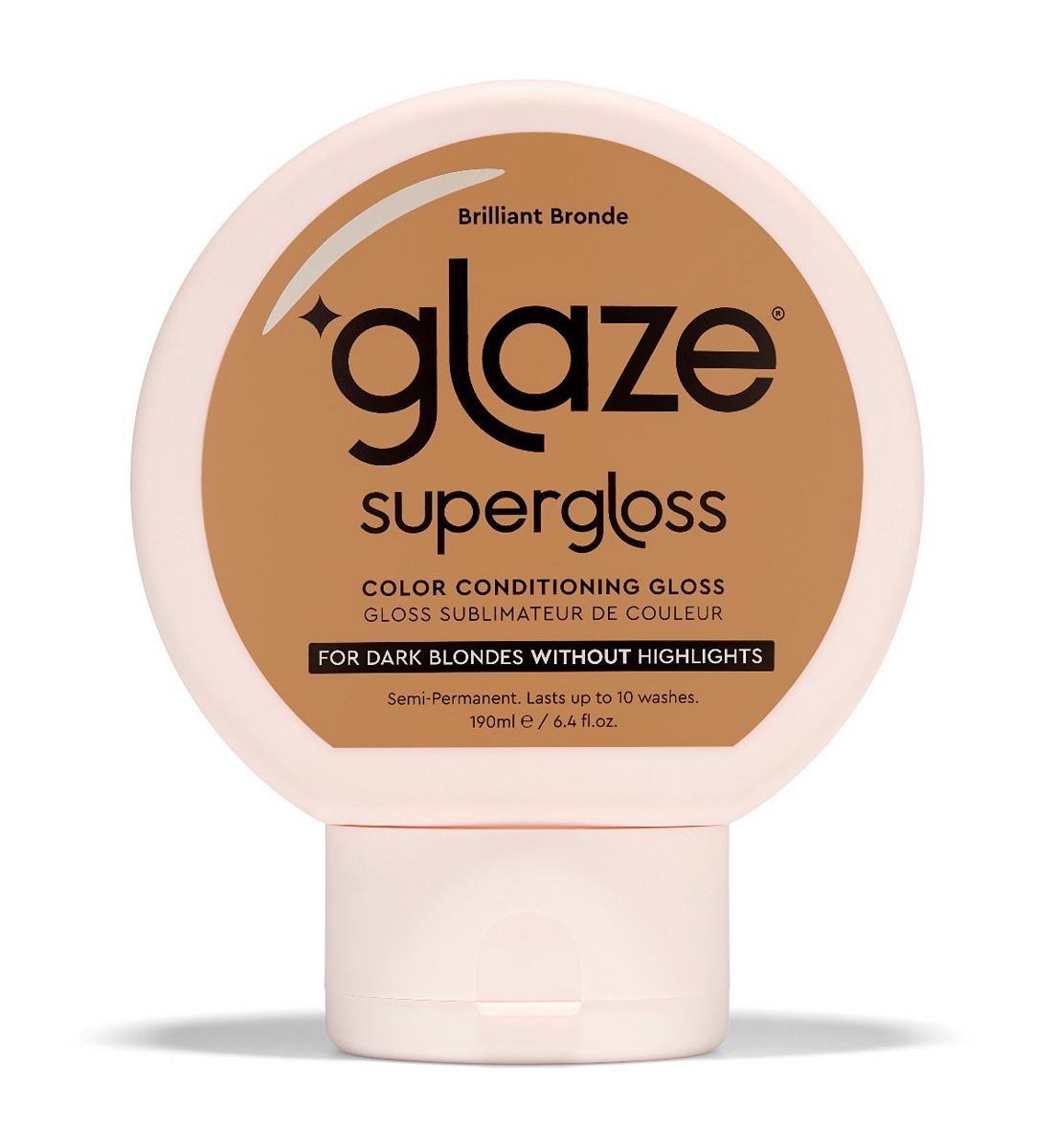 Glaze Supergloss Color Conditioning Hair Gloss Brilliant Bronde For Instant Shine 190ml
