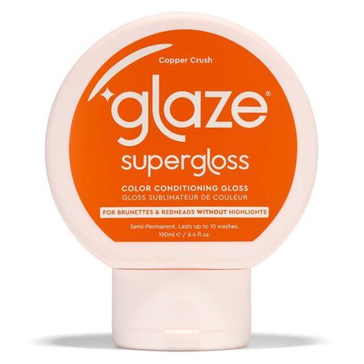 Glaze Supergloss Color Conditioning Hair Gloss Copper Crush For Instant Shine 190ml