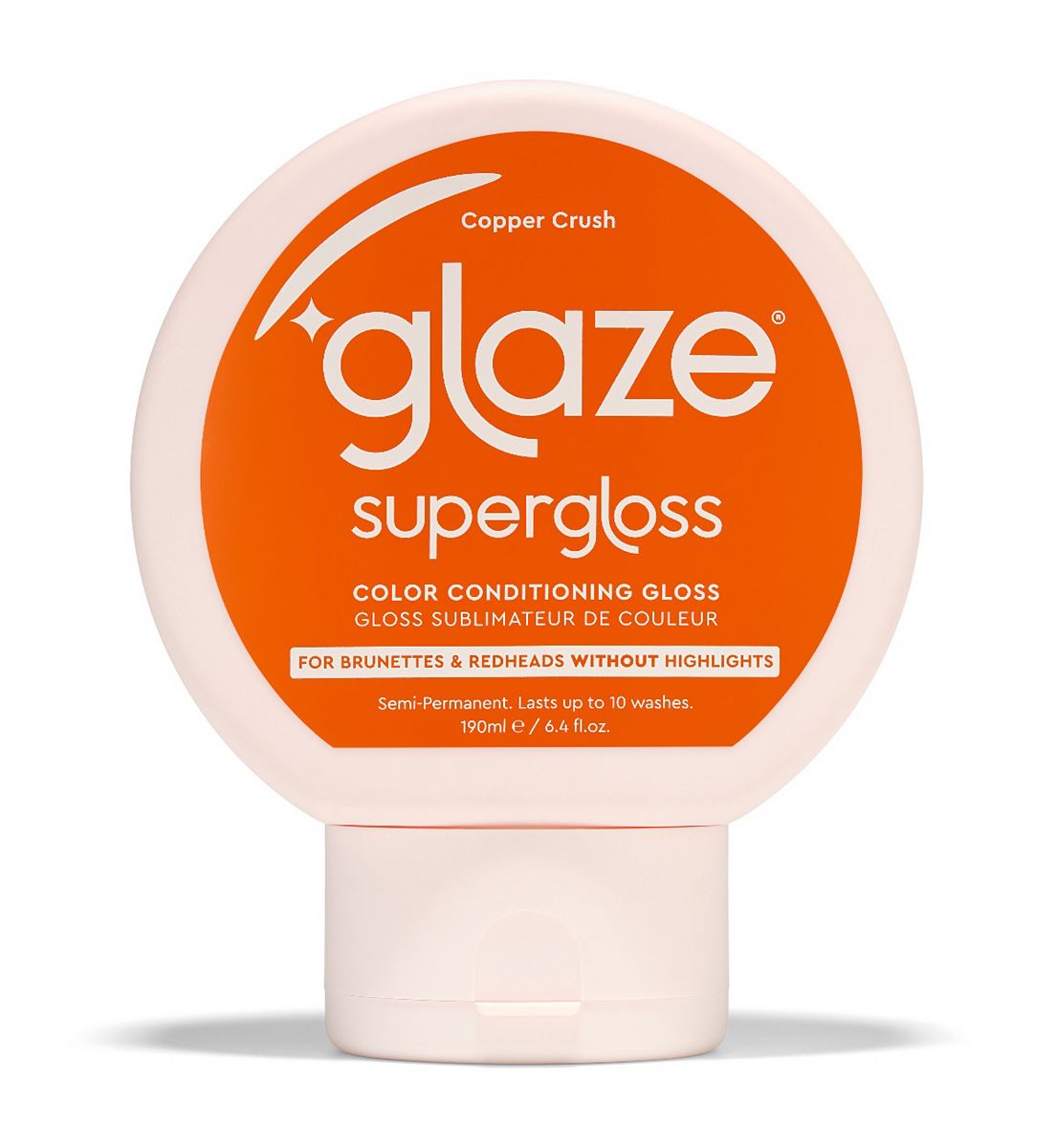Glaze Supergloss Color Conditioning Hair Gloss Copper Crush For Instant Shine 190ml