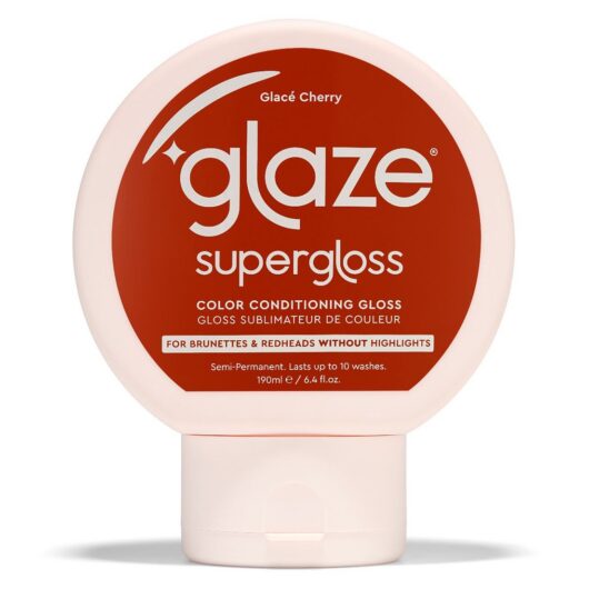 Glaze Supergloss Color Conditioning Hair Gloss Glace Cherry For Instant Shine 190ml