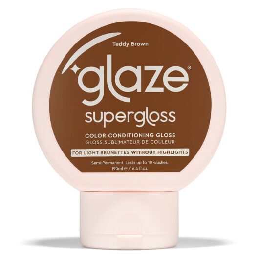 Glaze Supergloss Color Conditioning Hair Gloss Teddy Brown 190ml