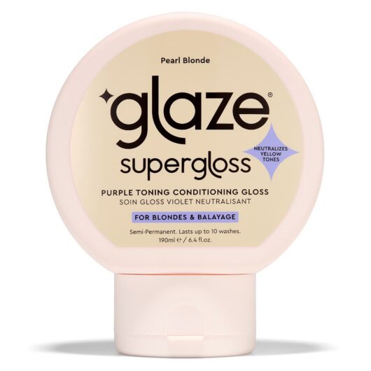 Glaze Supergloss Toning Conditioning Hair Gloss Pearl Blonde For Instant Shine 190ml